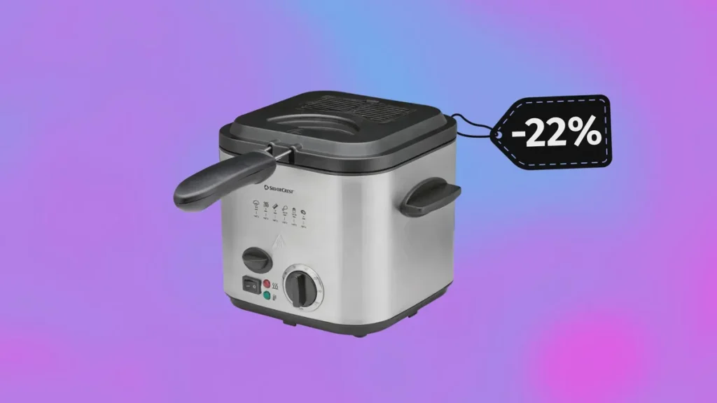 Silvercrest SFM 840 B2: Mini fritéza z Lidlu za 349,90 Kč — levněji ji v Česku neseženeš