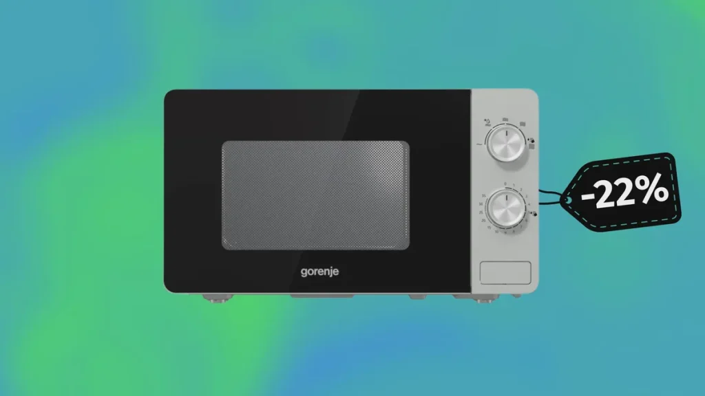 Gorenje MO20E1S: Proč si tuhle mikrovlnku za 1 690 Kč v srpnu nekoupit hned
